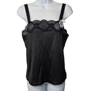 Vintage Warner Lace Camisole Satin Cami NWT Size 34 Romantic
